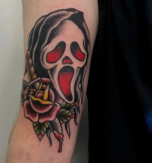 Old School Horror Tattoo