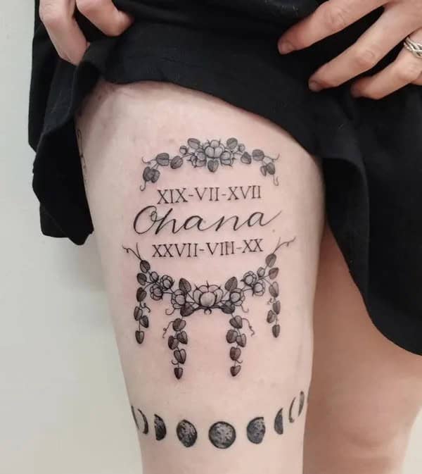 Vine Name Tattoo