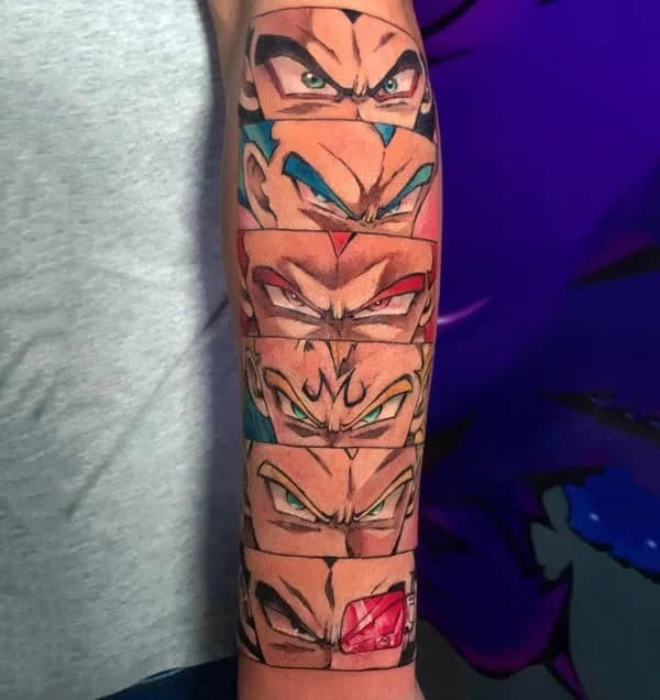 Anime Foot Tattoo