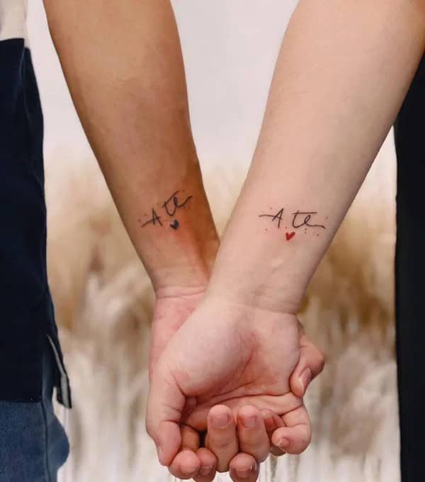 Cute Couple Tattoo