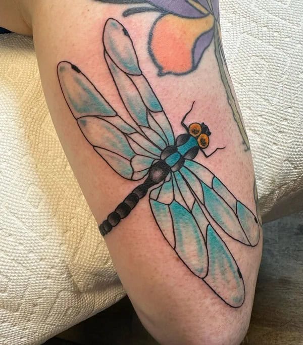 More Sublime Entries Of Dragonfly Tattoos