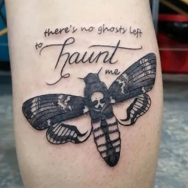 More Death Moth Tattoos That Can’t Be Ignored!