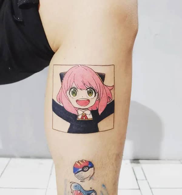 Anime Foot Tattoo