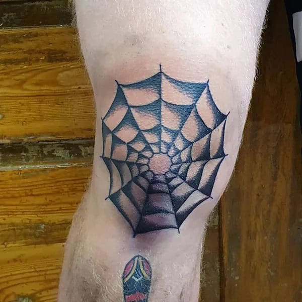 Spider Web Prison Tattoo