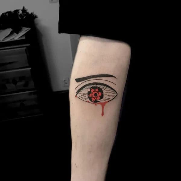 Madara Sharingan Tattoo