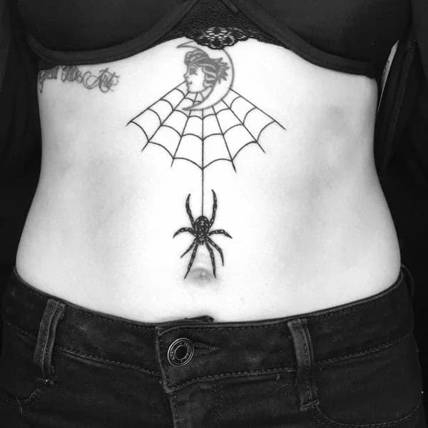 Spider Web Prison Tattoo