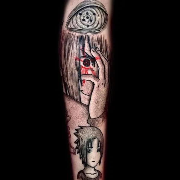 Madara Sharingan Tattoo