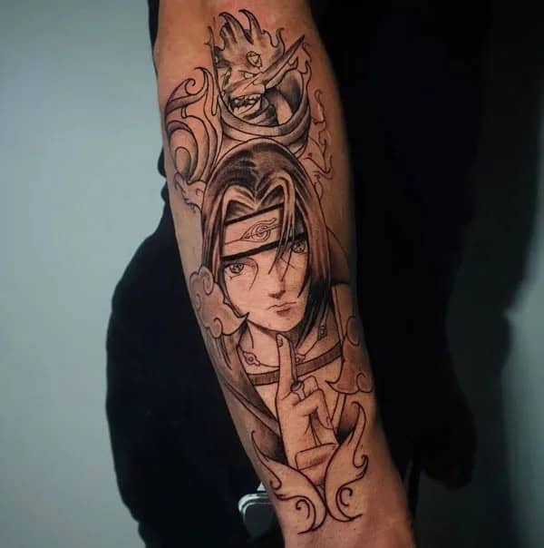 Itachi Hand Tattoo