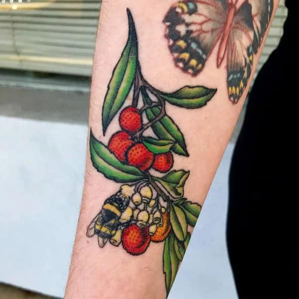 More Designs of Strawberry Tattoos To Check Out This Instant