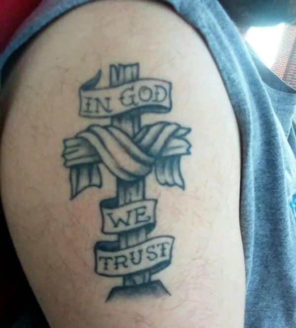 More “In God, We Trust” Tattoos To Dismiss Feelings Of Despair