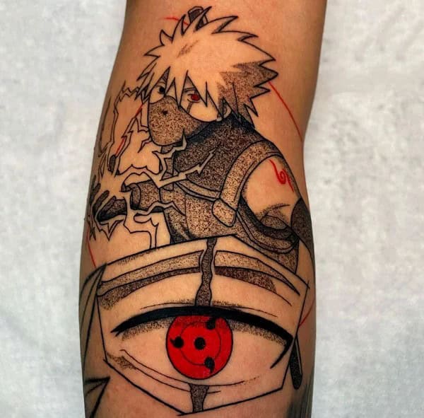 Madara Sharingan Tattoo