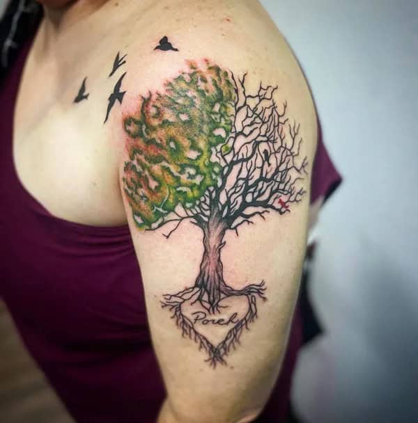 Family Tree Arm Tattoo