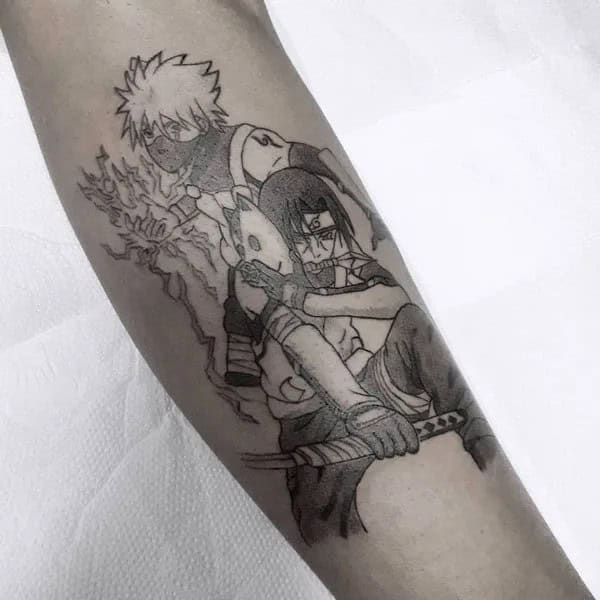 Itachi Hand Tattoo