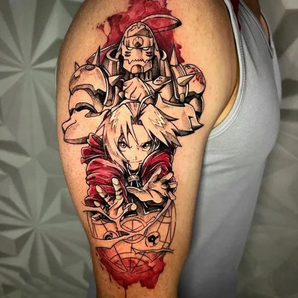 Anime Arm Tattoo