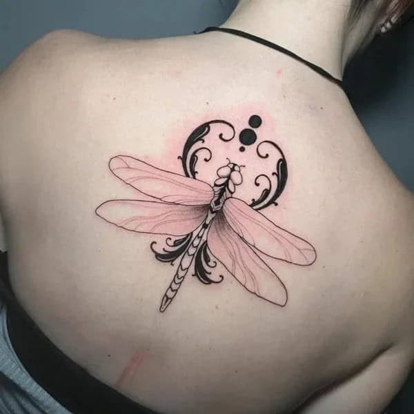 More Sublime Entries Of Dragonfly Tattoos