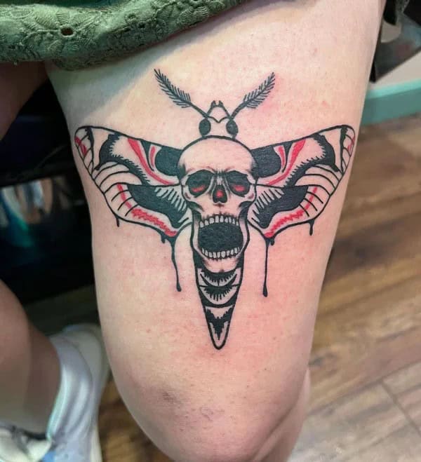 More Death Moth Tattoos That Can’t Be Ignored!