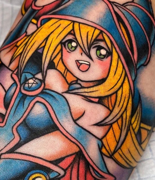 Anime Foot Tattoo