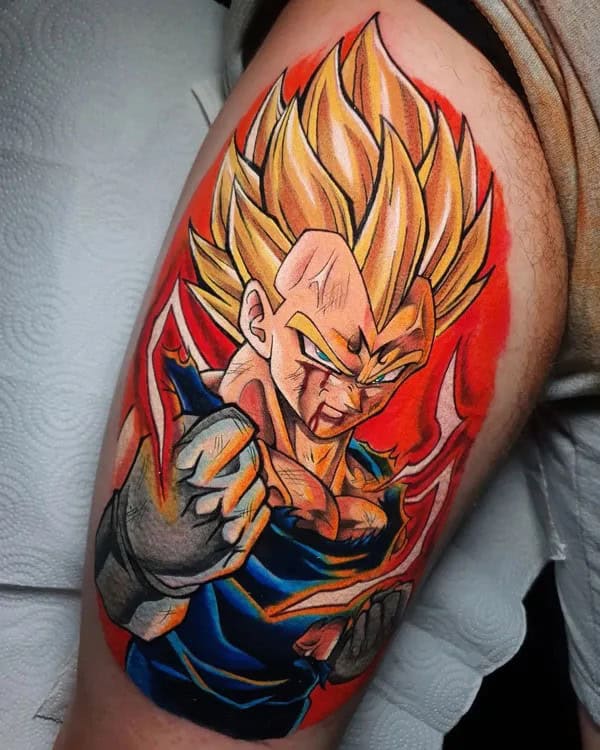 Anime Foot Tattoo