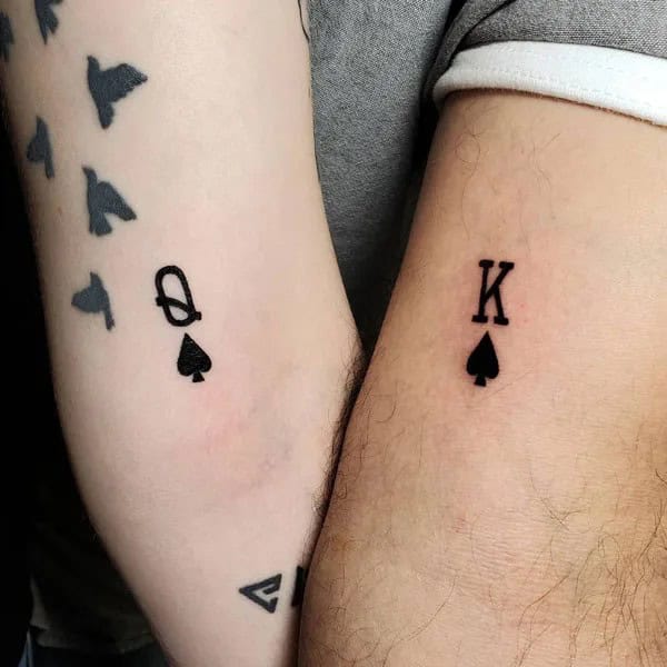 Neo Traditional Queen of Spades Tattoo