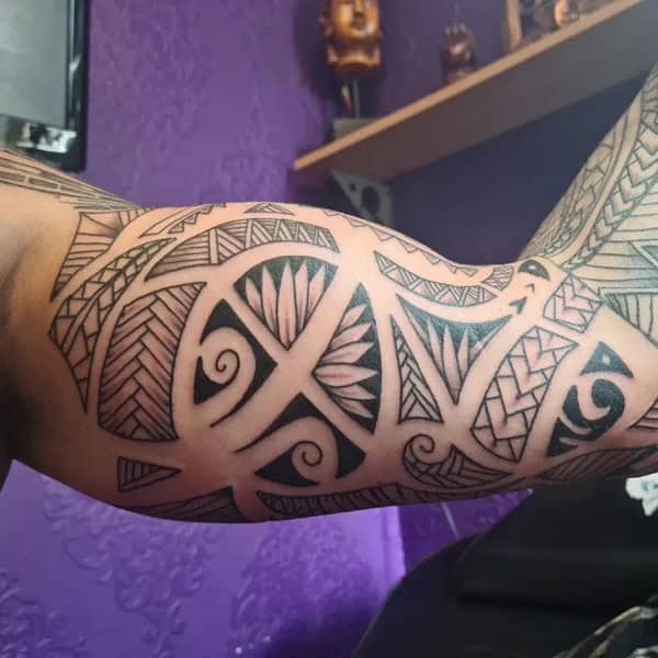 Bicep Tribal Tattoo