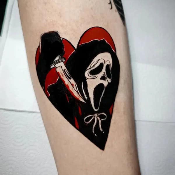 Scream Wrist Tattoo