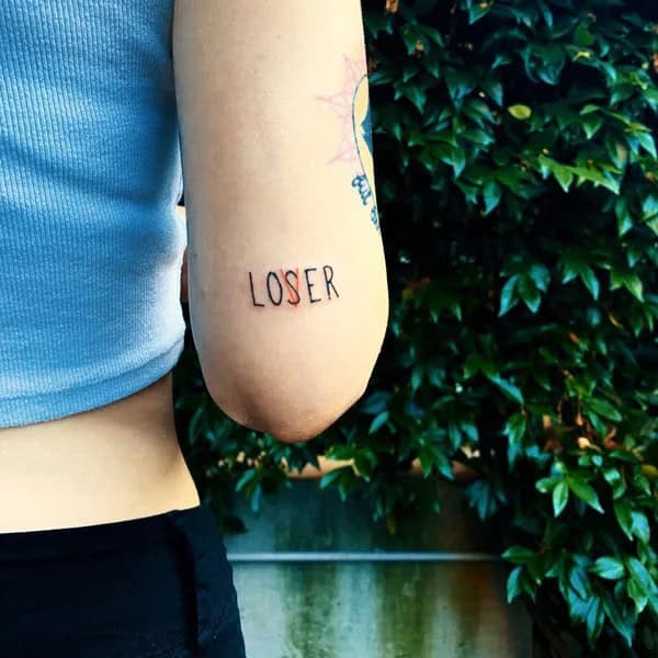 Evil Loser Lover tattoo