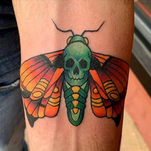 More Death Moth Tattoos That Can’t Be Ignored!