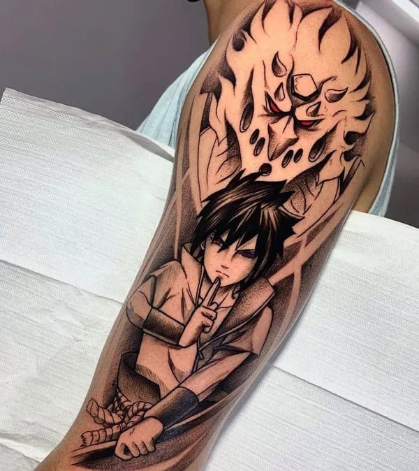 Madara Sharingan Tattoo