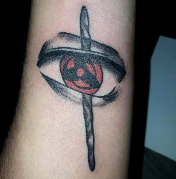 Madara Sharingan Tattoo