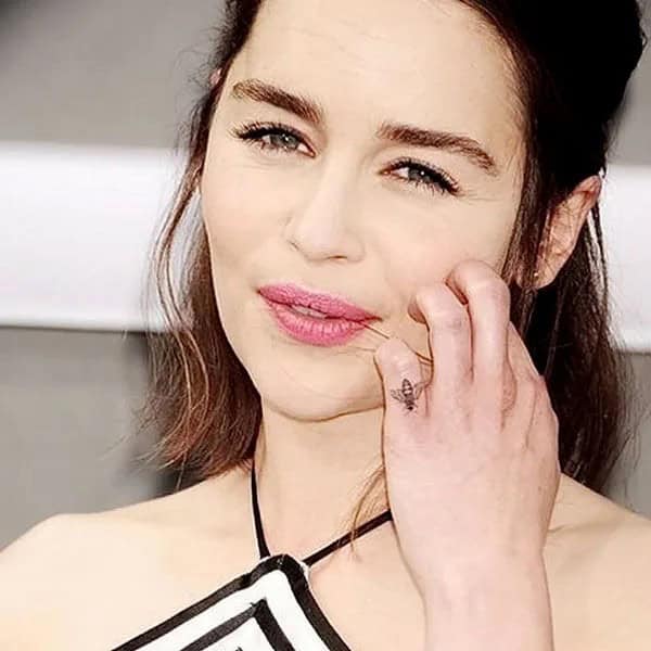 Emilia Clarke Queenbee Tattoo