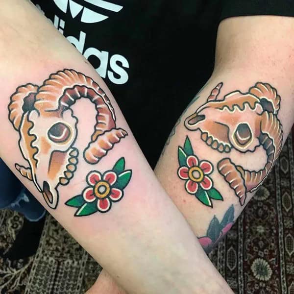 Siblings Traditional Tattoo