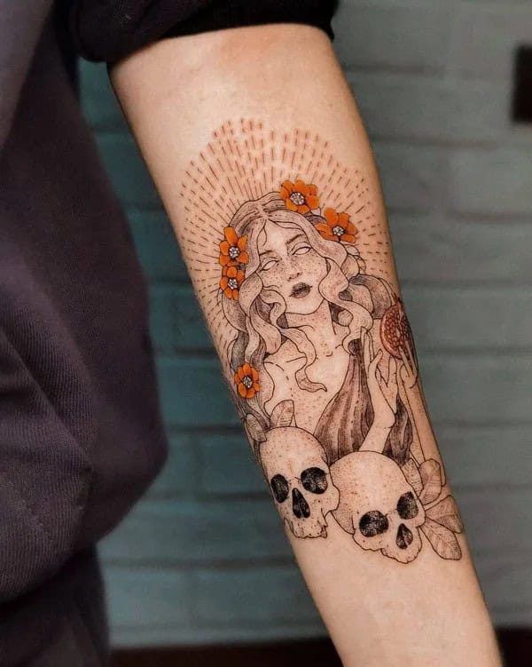 Explore More Engaging  Designs Of Persephone Tattoo