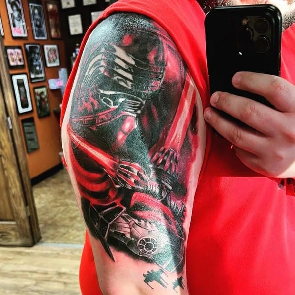 Kylo Ren Star Wars Tattoo