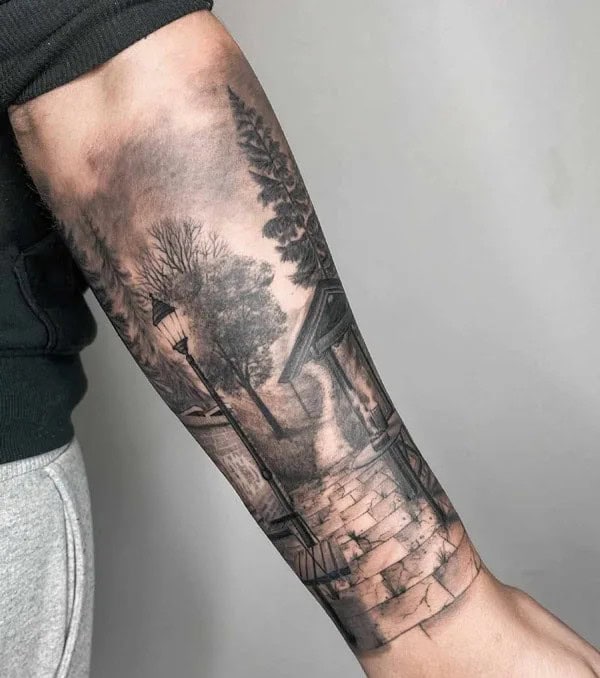 Nature Forearm Tattoo