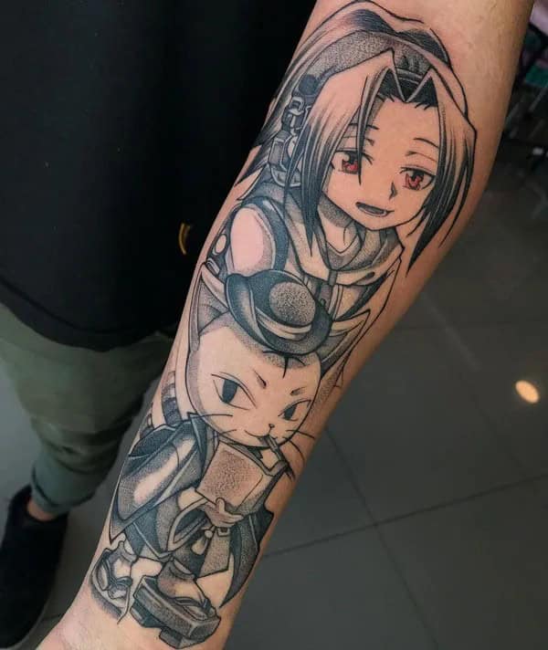 Anime Foot Tattoo