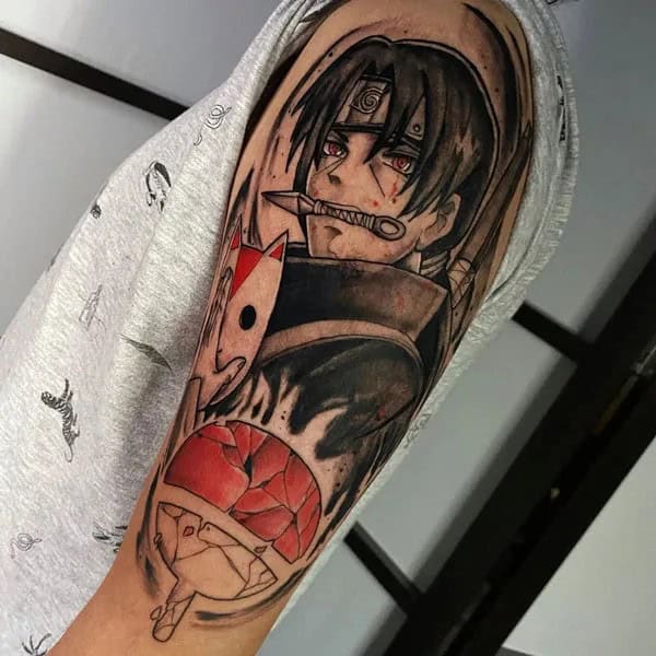 Madara Sharingan Tattoo