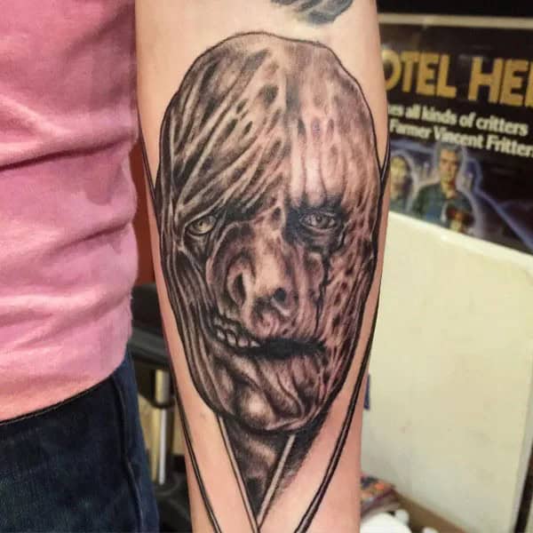 Old School Horror Tattoo