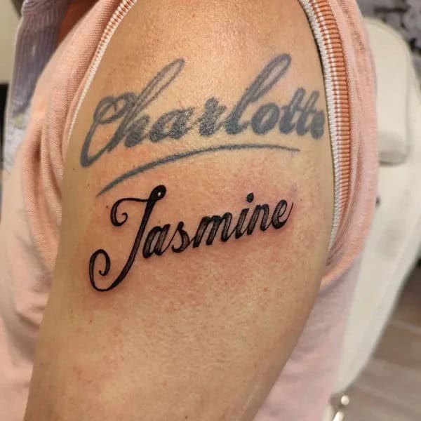 Forearm Name Tattoo