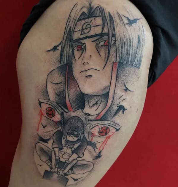 Itachi Hand Tattoo