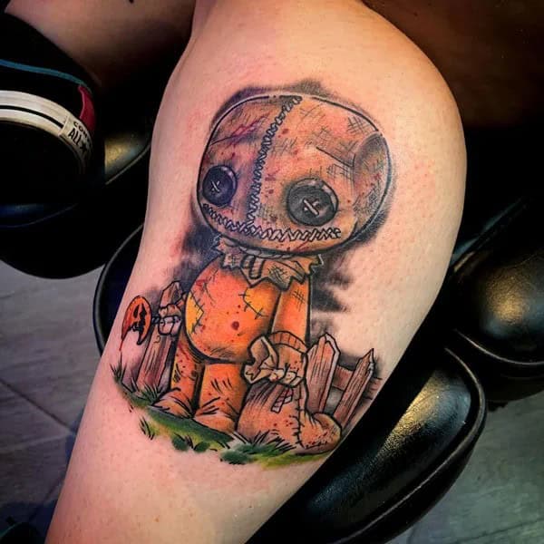 Old School Horror Tattoo