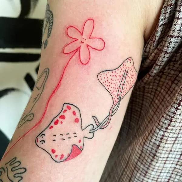 Cute Stingray Tattoo