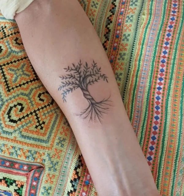 Tree Of Life Forearm Tattoo