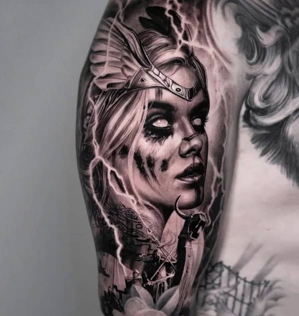 Viking Valkyrie Tattoo