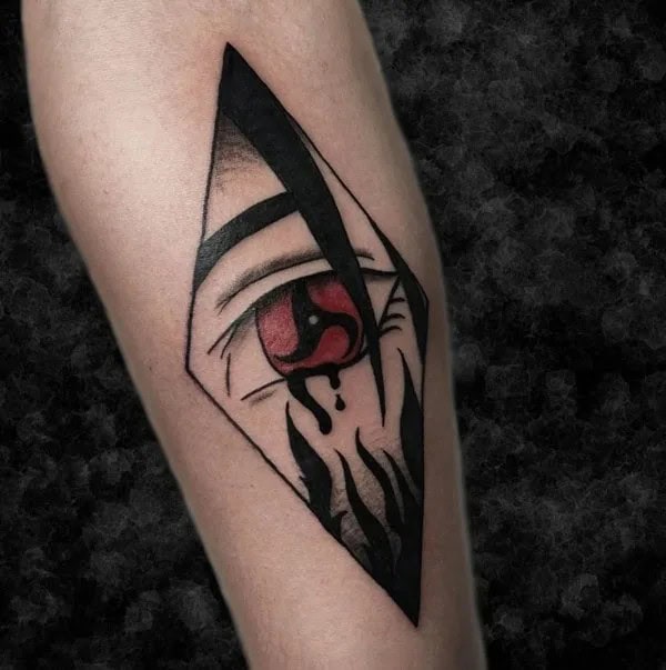 Madara Sharingan Tattoo