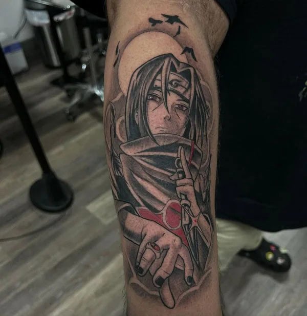 Itachi Hand Tattoo