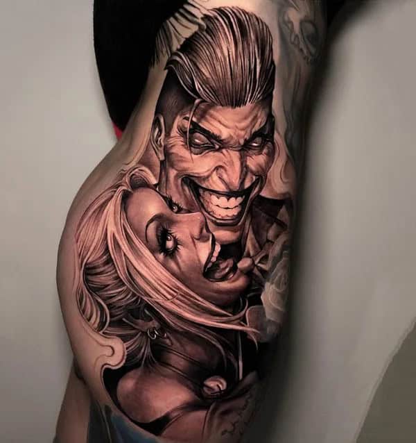 Joker Chicano Tattoo