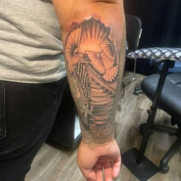 More Unique Stairway To Heaven Tattoo Ideas To Wear in 2024