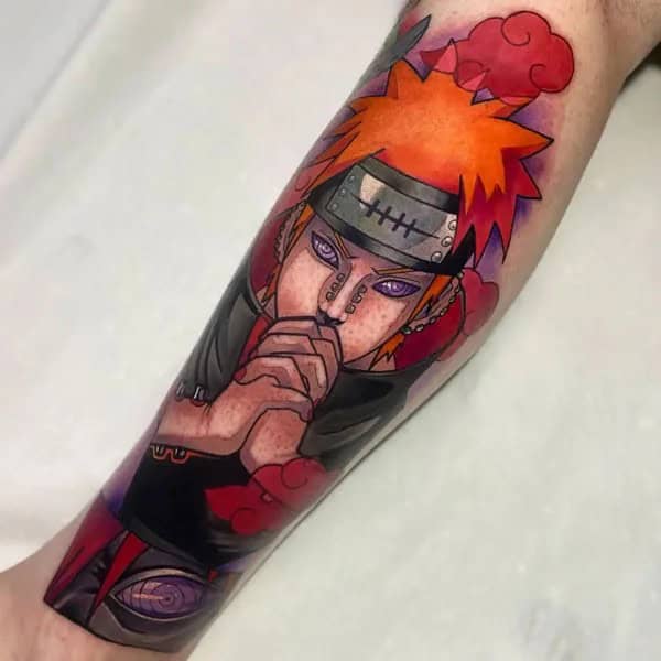 Anime Foot Tattoo