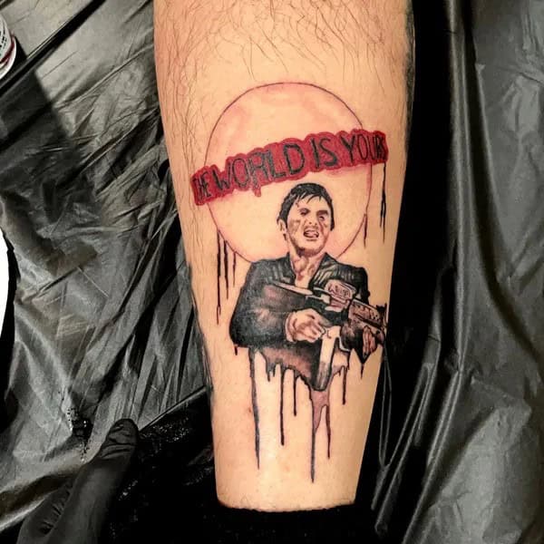 Al Pacino Scarface Tattoo