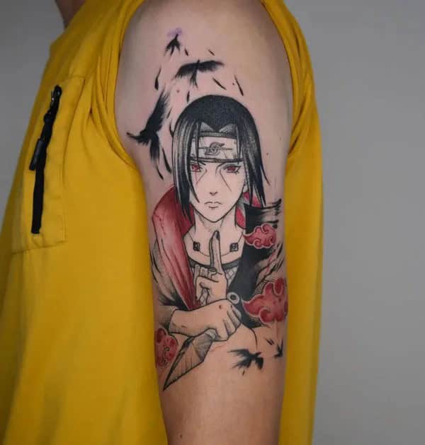 Itachi Hand Tattoo